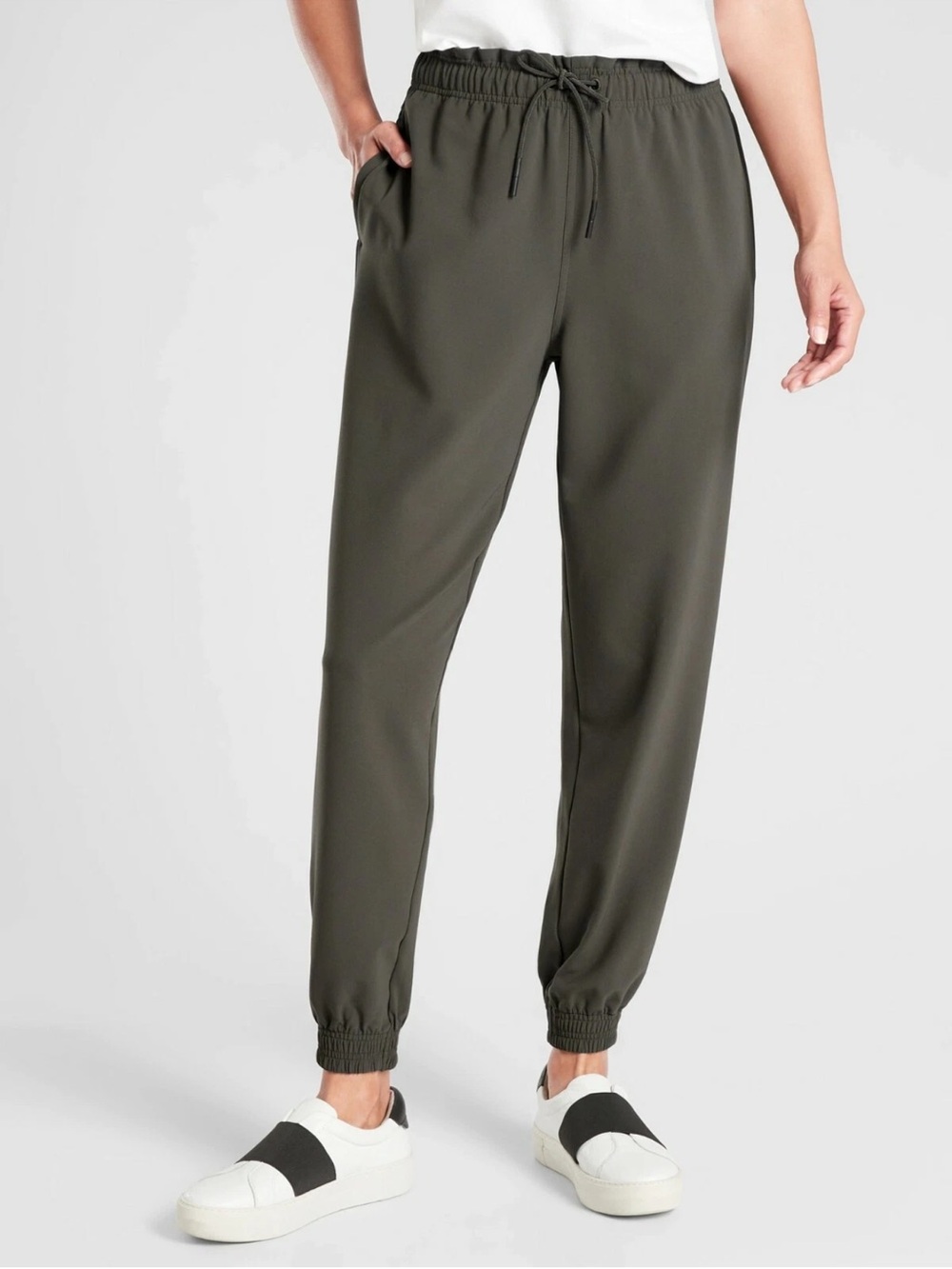 Athleta Metropolis Jogger, Mountain Olive